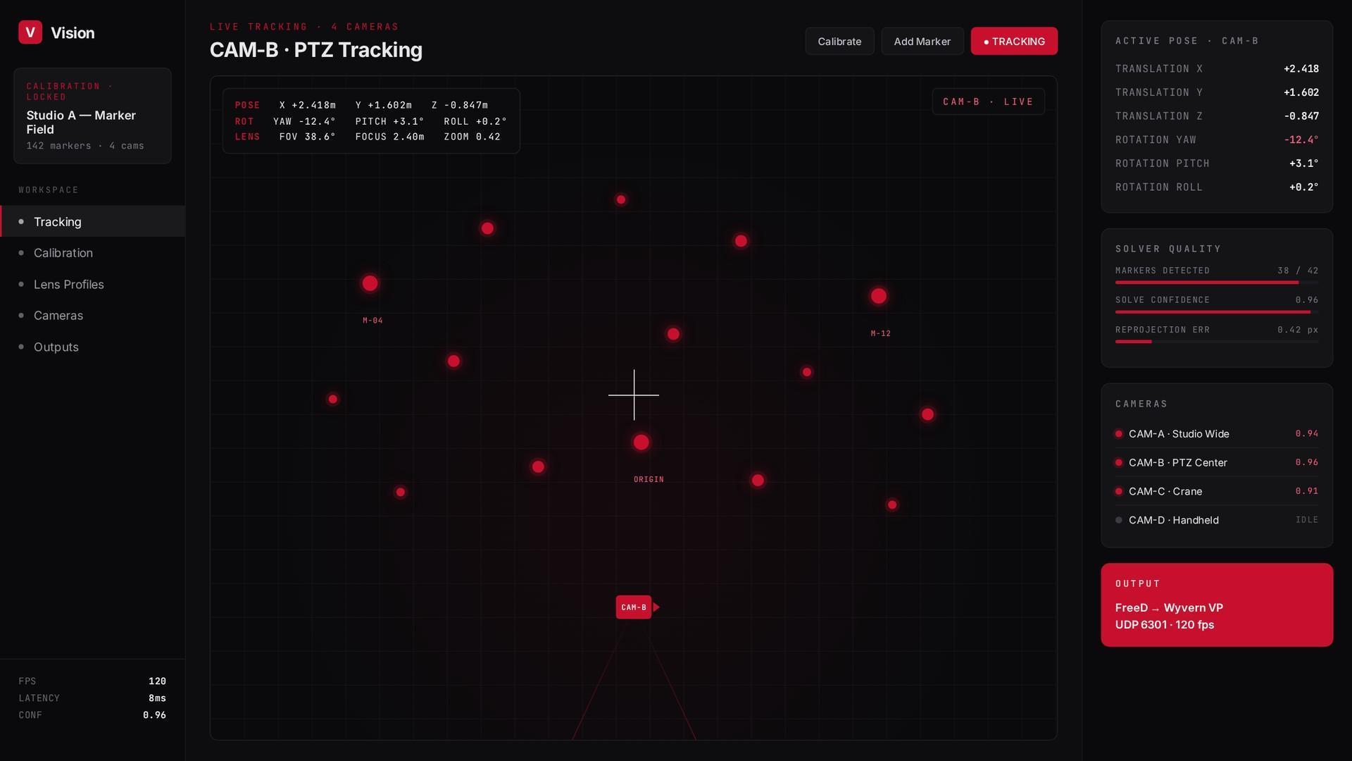 Vision Camera Tracking Estimation Solver Preview